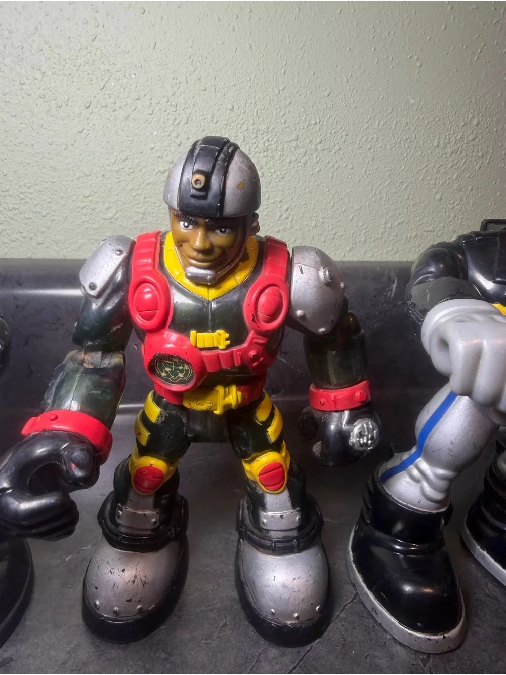 Vintage Mattel Rescue Heroes Lot Of 3, Jake Justice X2 , Rocky Canyon,90s Action